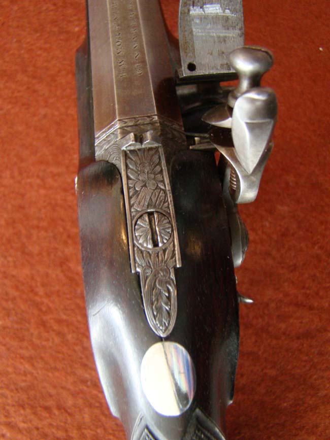 A FABULOUS PAIR of Flintlock travelling pistols made by H W MORTIMER, GUN MAKER TO HIS MAJESTY, circa 1782-1790. — image 7